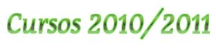 Cursos 2010 2011