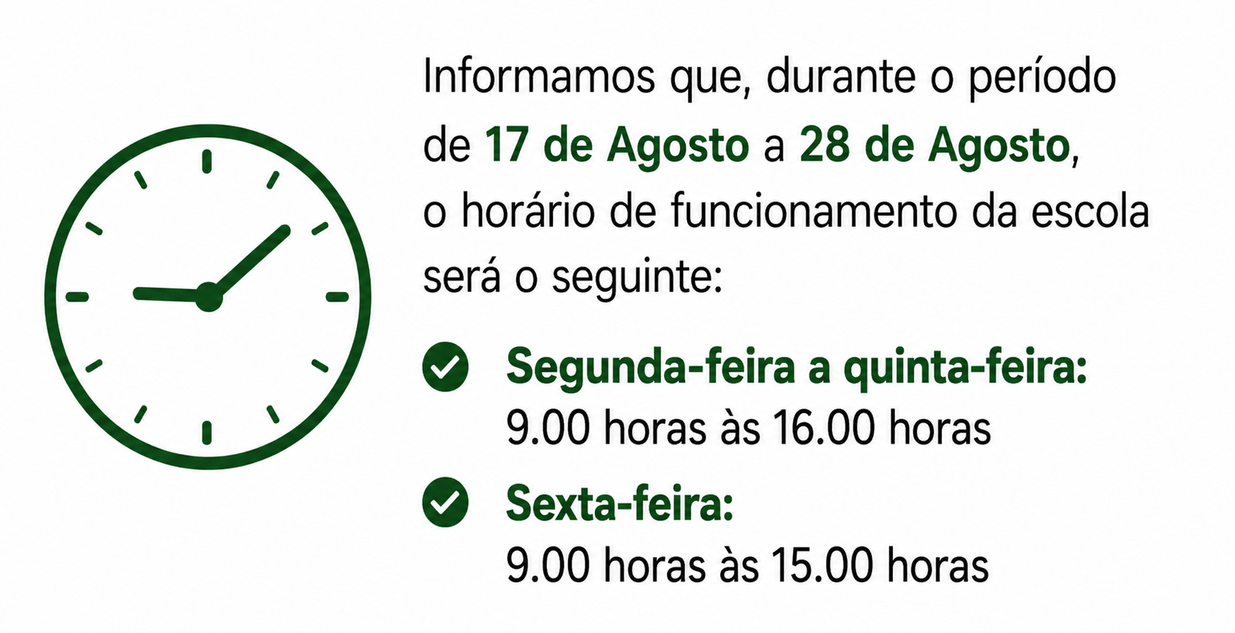 Horario